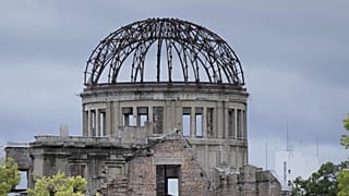 Az atombomba ledobása óta romosan hagyott épületek egyike ma is emlékhelye a tragédiának