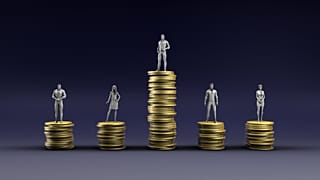 Which countries have equal wealth distribution?