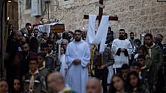 In der Altstadt von Jerusalem am Karfreitag 