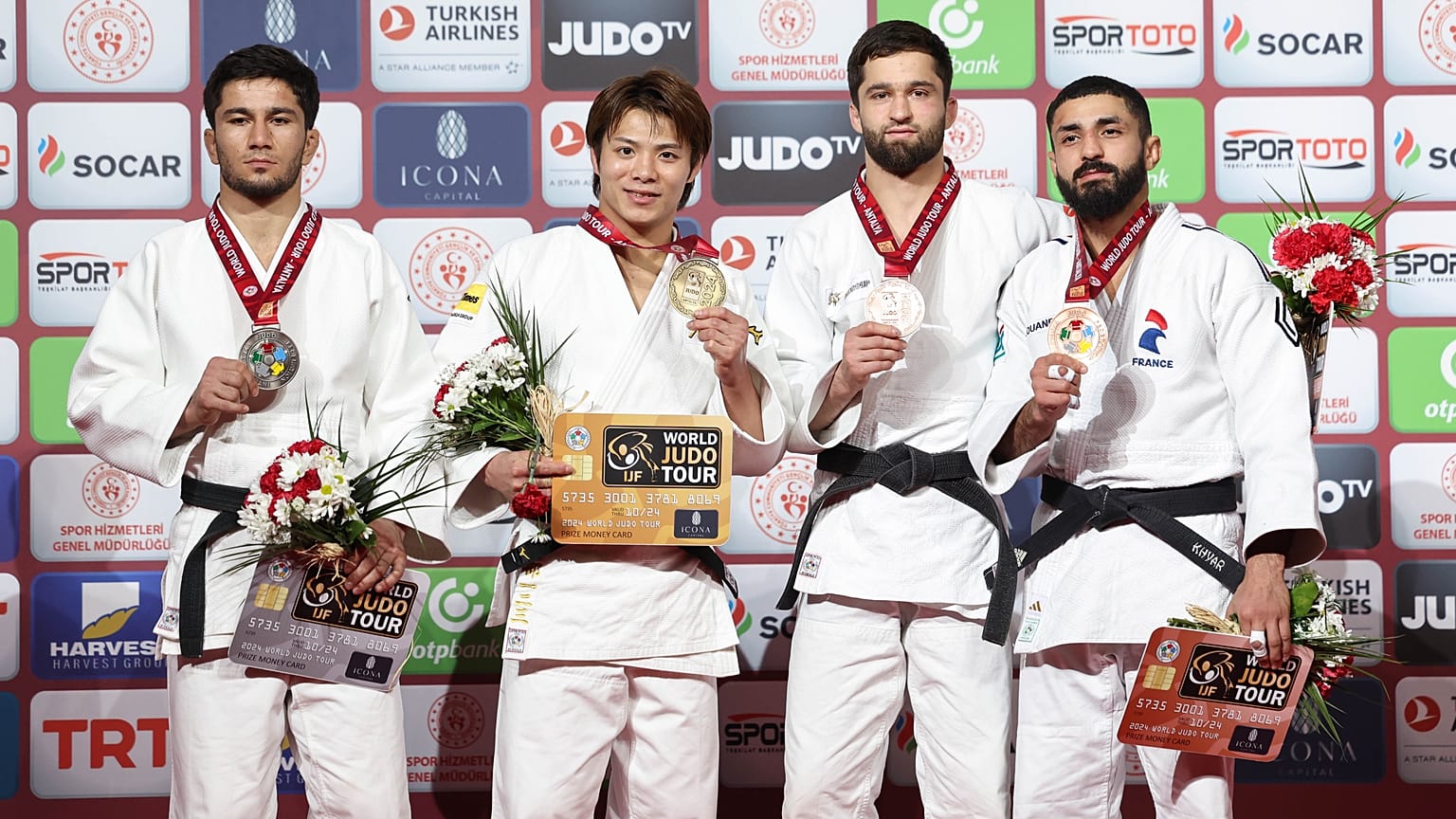 Japão domina o primeiro dia de finais do Judo Grand Slam de Antalya