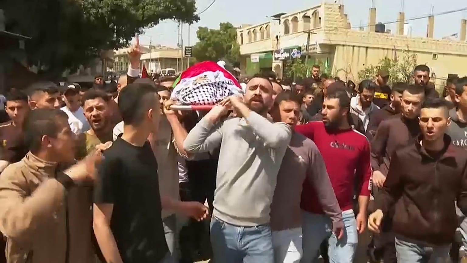 تشييع جنازة طفل في جنين