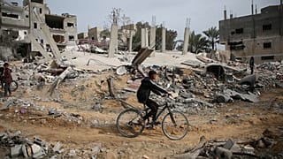 Edifici distrutti nella Striscia di Gaza