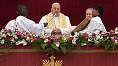 Papa celebrou missa de Páscoa