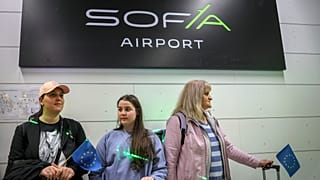 Εκδήλωση στο αεροδρόμιο της Σόφιας για την ένταξη στη ζώνη Σένγκεν