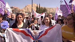 احتفالات الطوتئف المسيحية بعيد أكيتو- دهوك، العراق 1 نيسان ن 2024