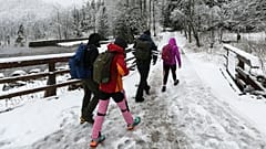 Tourist:innen, die Ostern in Österreich verbringen wollten, mussten sich auf Stürme einstellen.