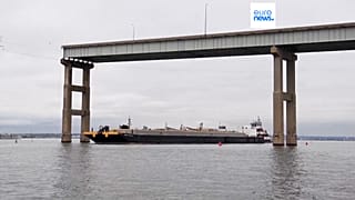 Megnyitottak egy ideiglenes a hajóutat a baltimore-i kikötőben