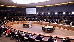 Die NATO-Mitglieder treffen sich anlässlich des 75. Jubiläums der Unterzeichnung des Nordatlantikpaktes.