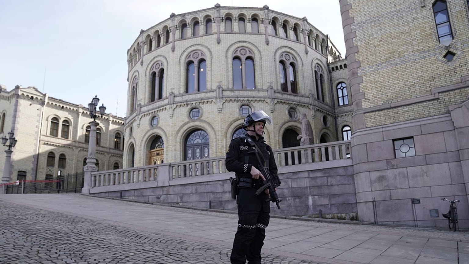 Norwegian Parliament building in Oslo
