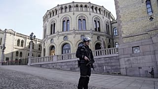 Norwegian Parliament building in Oslo