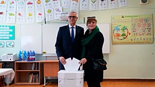 Ivan Korčok, diplomate de profession et ex-ministre des Affaires étrangères, l'un des candidats à l'élection présidentielle slovaque