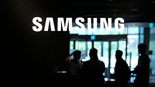 The logo of the Samsung Electronics Co. is seen during a media tour at Samsung Electronics' headquarter in Suwon, South Korea, Tuesday, June 13, 2023.
