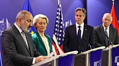 Paşinyan, Blinken, Borrell, Von der Leyen  