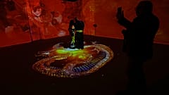 Inauguración de la exposición en Milán el pasado 3 de abril