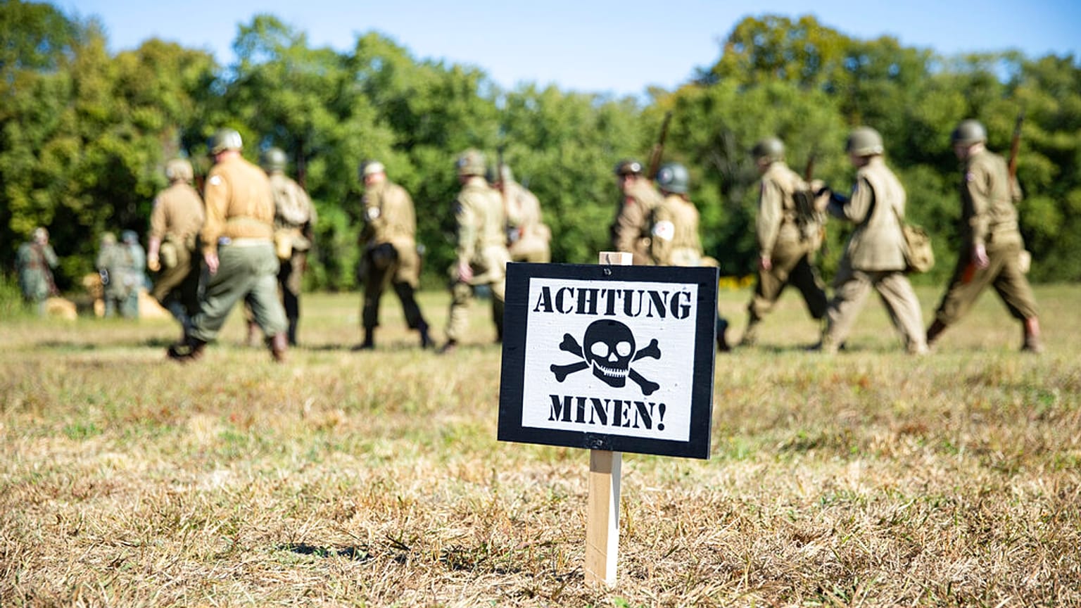 A World War II reenactment event in Bowling Green, Ky., on Saturday, Oct. 1, 2022. 