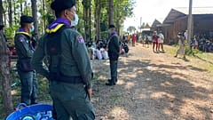 Myanmar sınırındaki Taylandlı askerler