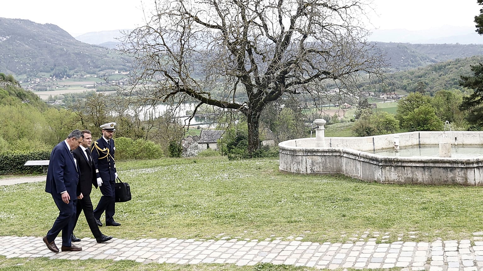 Macron in Haute-Savoie.