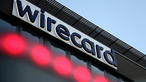 The logo of payment company Wirecard is pictured at the headquarters in Munich, Germany on July 20, 2020. 