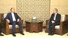 وزير الخارجية السوري يستقبل نظيره الإيراني