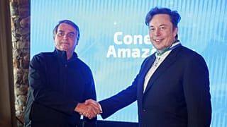 دیدار ماسک و بولسونارو