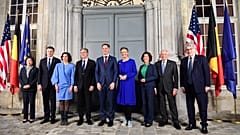 Thierry Breton, Josep Borrell Fontelles, Gina Raimondo, Margrethe Vestager, Alexander De Croo, Antony Blinken, Hadja Lahbib, Valdis Dombrovskis, Katherine Taion