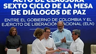 Kolombiya hükümeti ve ELN arasında 2022'den bu yana 6 tur müzakere gerekleştirildi