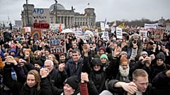 Демонстрация против АдГ, Берлин, февраль 2024