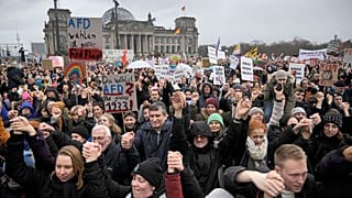 Демонстрация против АдГ, Берлин, февраль 2024