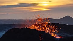 ثوران بركان آيسلندا
