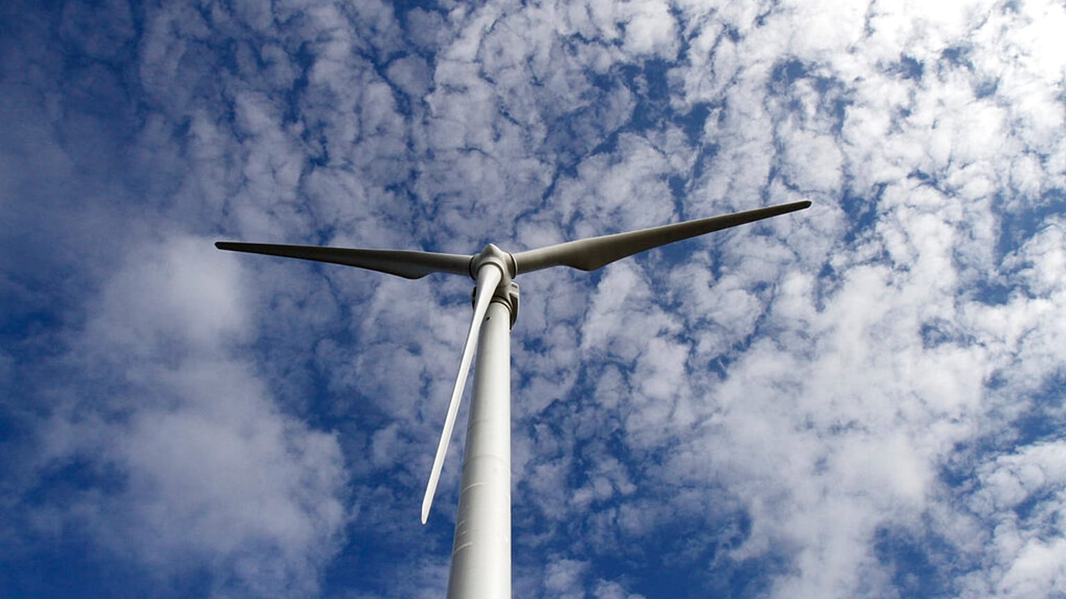 Turbina eólica vista