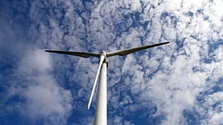 Wind turbine seen