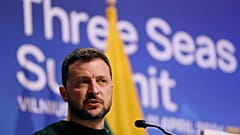 Ukrayna Devlet Başkanı Volodymyr Zelenskyy, 11 Nisan 2024 Perşembe.
