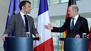 Emmanuel Macron et Olaf Scholz