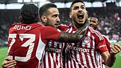 ΟΙ ΠΑΙΚΤΕΣ ΤΟΥ ΟΛΥΜΠΙΑΚΟΥ ΠΑΝΗΓΥΡΙΖΟΥΝ