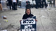 Protestas en Israel.