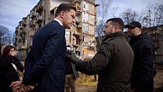 Hollanda Başbakanı Mark Rutte ve Ukrayna Cumhurbaşkanı Volodimir Zelenskiyy