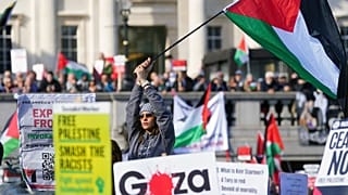 المسيرة التاضمنية مع غزة في لندن