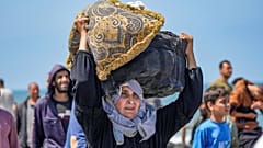 نازحون يحاولون الوصول إلى شمال غزة. 2024/04/14
