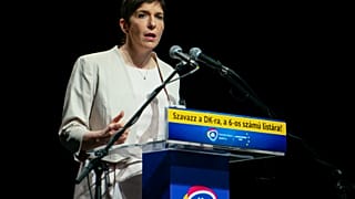 A líder da lista da oposição húngara ao Parlamento Europeu, Klára Dobrev