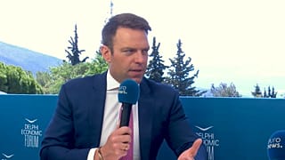 Stefanos Kasselakis, 36a nni, segretario di Syriza dallo scorso dicembre. Il partito ha tenuto primarie in Grecia domenica per la scelta dei candidati alle europee