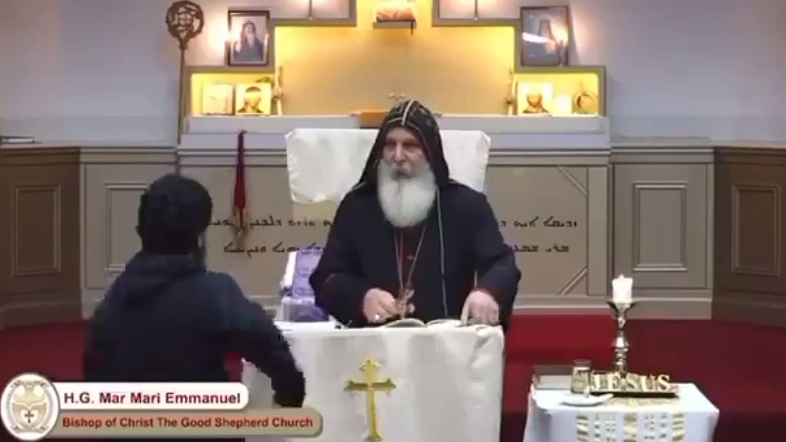 Missa estava a ser transmitida em direto no canal de Youtube da Igreja