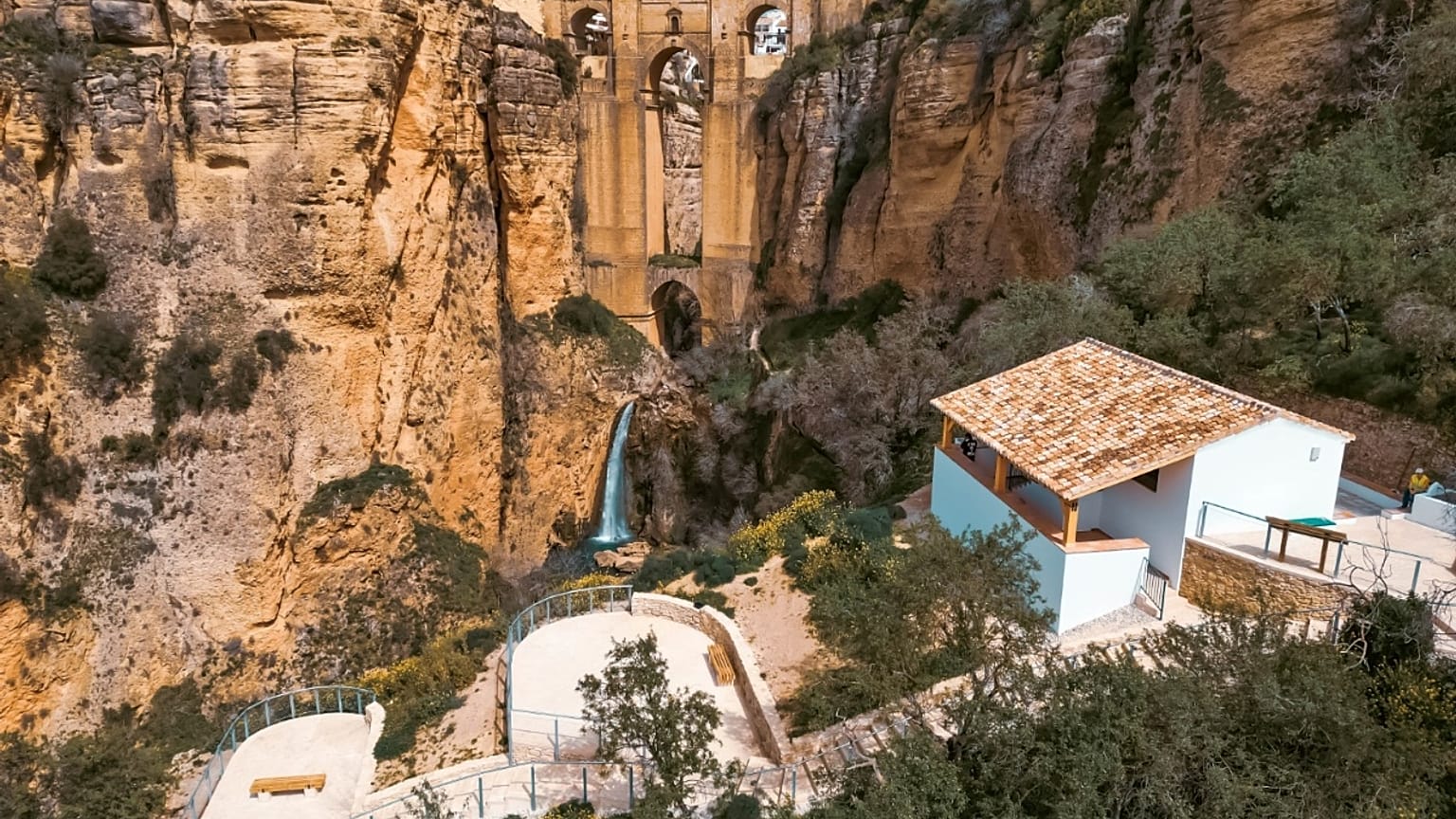 The new opening offers stunning views of the unique gorge