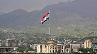 تاجیکستان، نمایی از شهر دوشنبه، پایتخت سال ۲۰۱۱