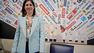 Parteichefin der PD in Italien und Europaabgeordnet Elly Schlein