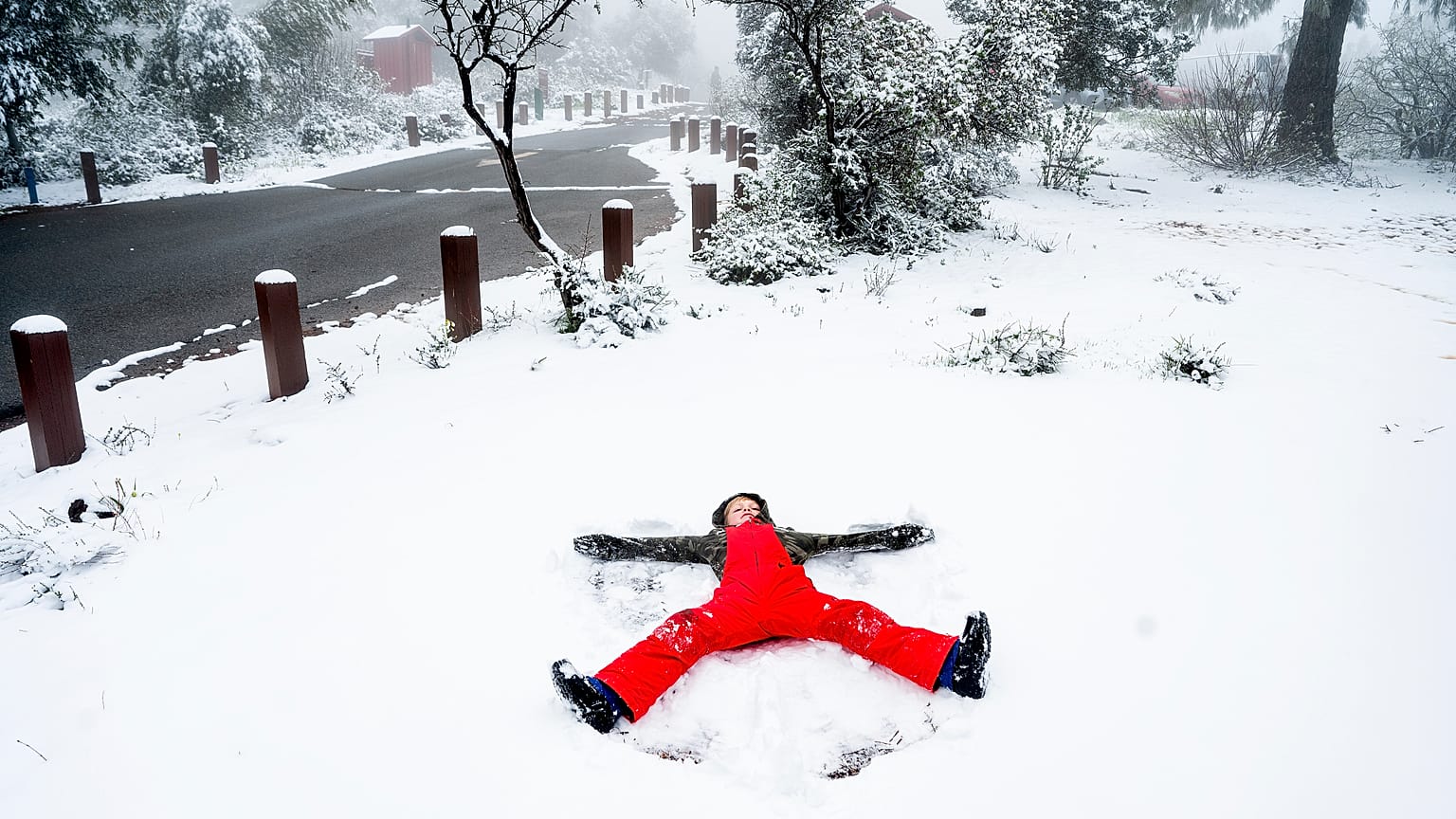 Nevadas en abril en centroeuropa