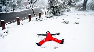 Nevadas en abril en centroeuropa