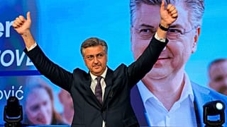 Andrej Plenkovic, Premier ministre croate, le jeudi 18 avril 2024.