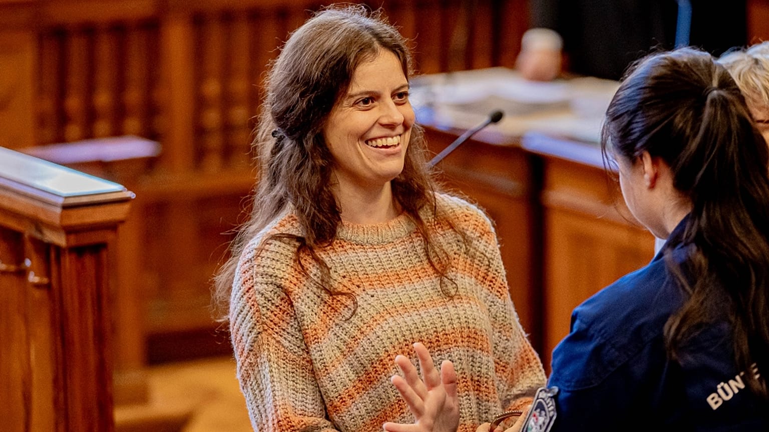  Ilaria Salis a bíróság előtt