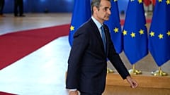 Griechenlands Premierminister Kyriakos Mitsotakis trifft am Mittwoch, den 17. April 2024, zu einem EU-Gipfel in Brüssel ein. Dort ging es um die Wettbewerbsfähigkeit der EU.