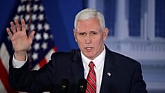 Бывший вице-президент США Майкл Пенс дал интервью Euronews